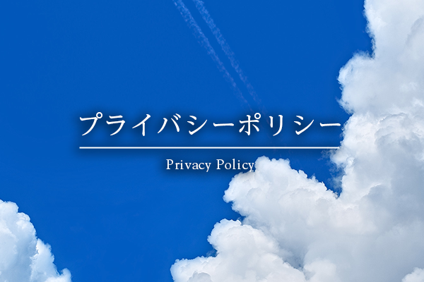 プライバシーポリシー Privacy Policy